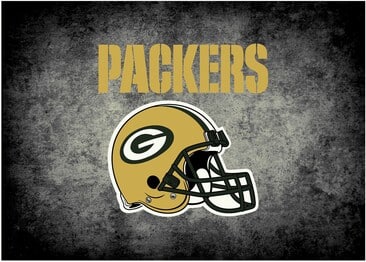 Imperial NFL Green Bay Packers  Distressed Rug